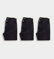 Jeans 3er Pack - All Black