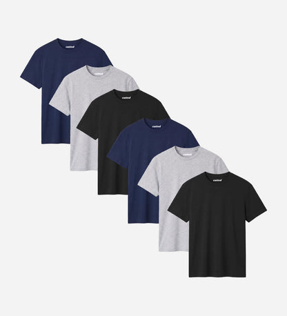 Color Bamboo T-Shirt 6er Pack