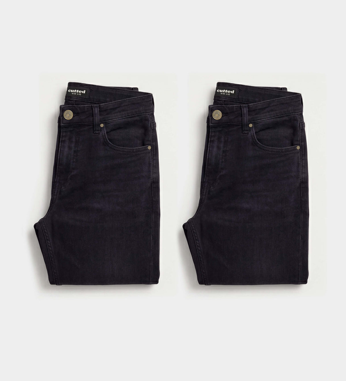 Jeans 2er Pack - All Black