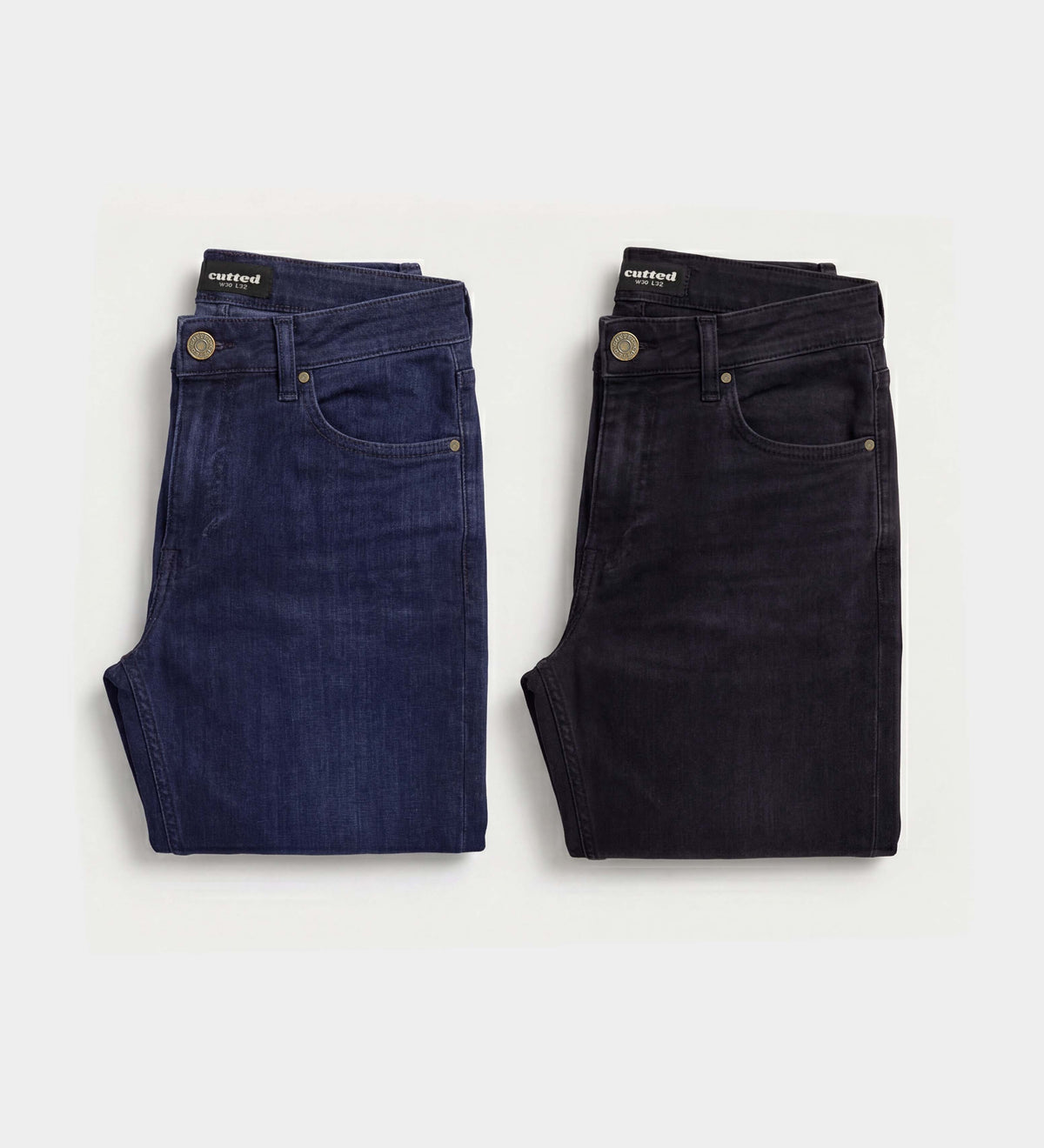 Jeans 2er Pack - Indigo & Black