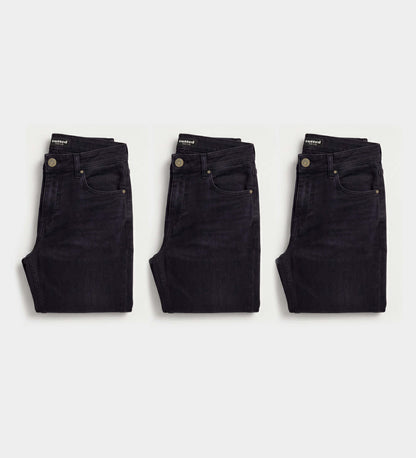 Jeans 3er Pack - All Black