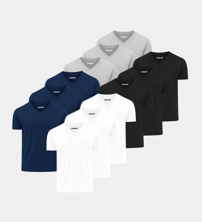 V-Neck Essential 12er Pack