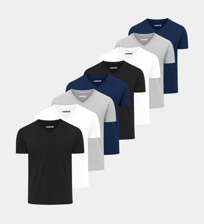 V-Neck Essential 8er Pack